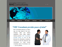 Tablet Screenshot of nhcconsultants.com